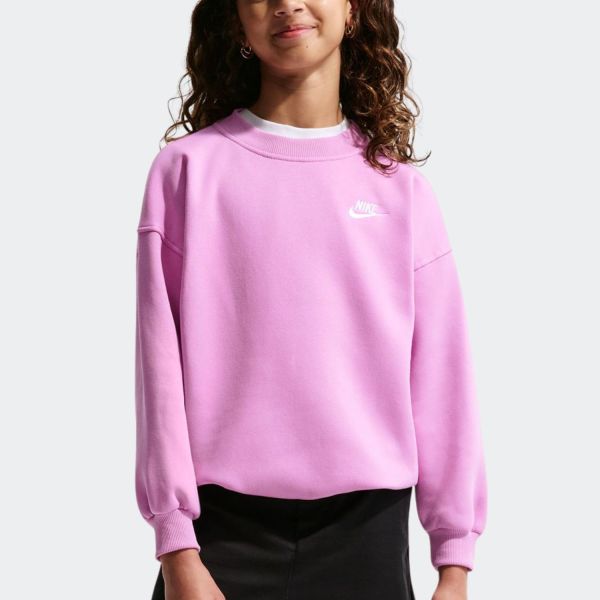 Nike Sportswear Club Fleece Big Kids Oversized Sweatshirt FD2923-503